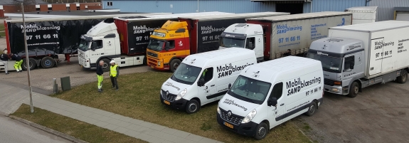 Mobil Sandblæsning leverer service